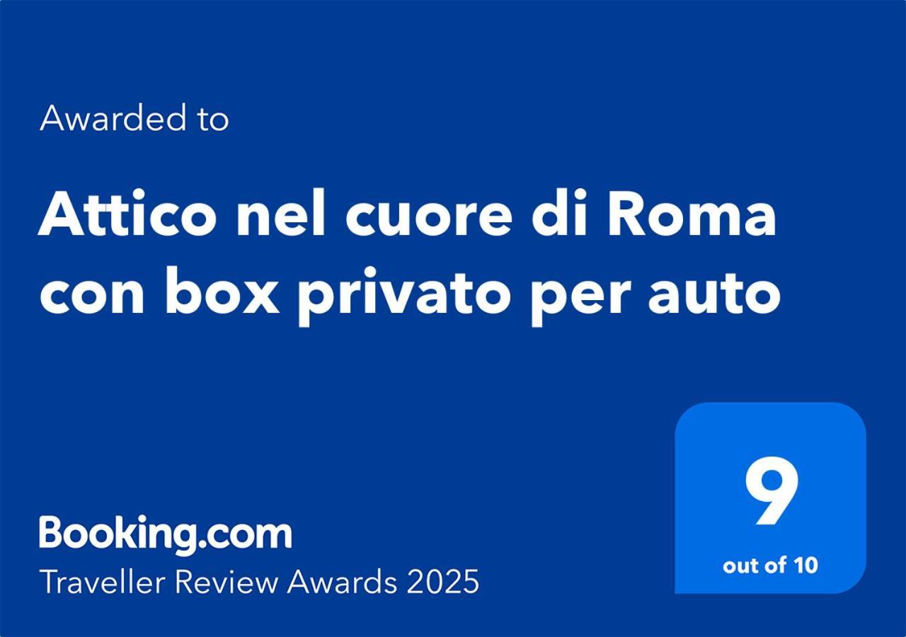 Attico Nel Cuore Di Roma Con Box Privato Per Auto Luaran gambar